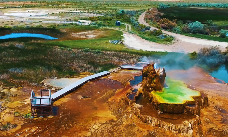 Fly Geyser‏ – نوادا – آمریکا  